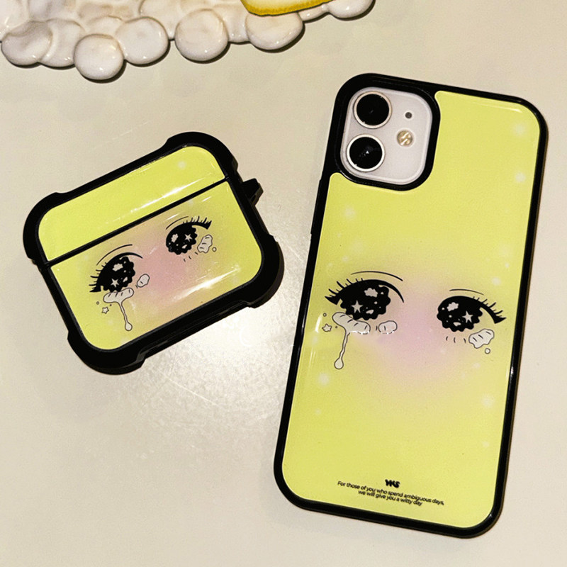 Phone Accessories For Girls - Korean Ins With Tearful Cartoon Eyes