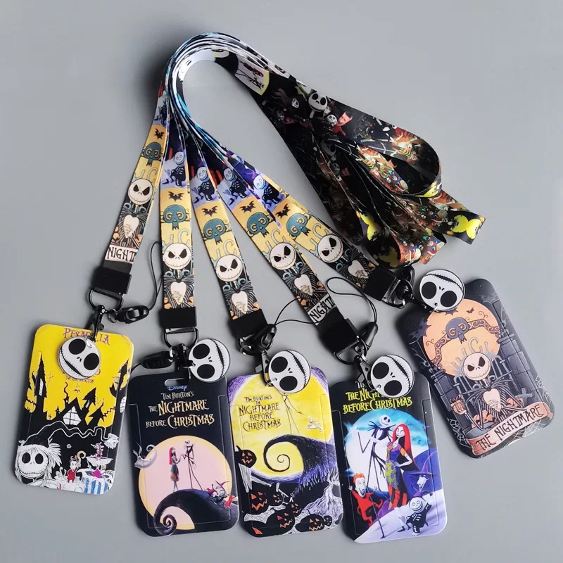 Neck Hanging Phone Holder - Disney Nightmare Before Christmas Lanyard Key