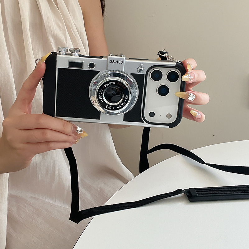 Phone Accessories For Girls - Emily in Paris Vintage Camera Design