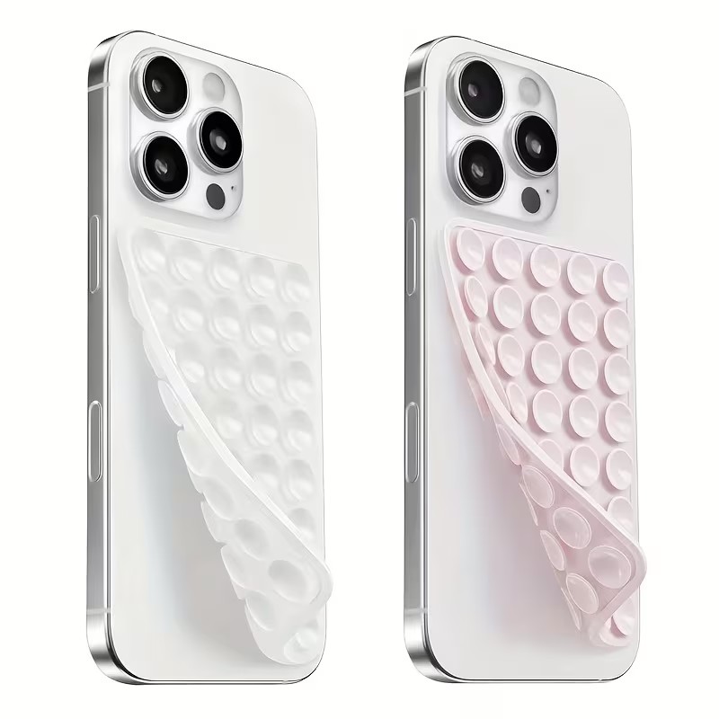 Phone Accessories - 2-Pack Silicone Suction Phone Holder –