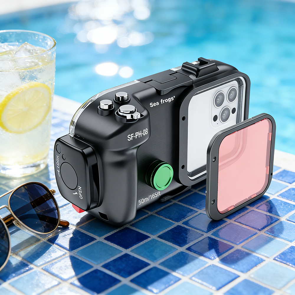 Phone Accessories For Photography - Seafrogs snorkeling Waterproof Cell Phone Case