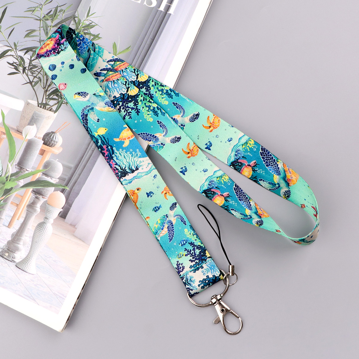 Ocean Sea Turtle Lanyards For  – Neck Hanging Phone Holder recenzja i cena
