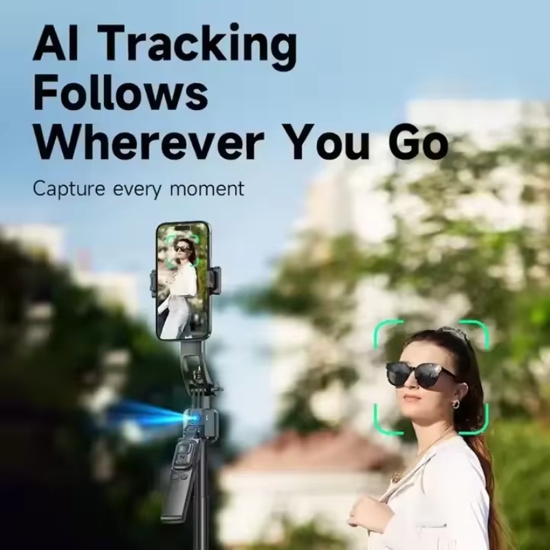 C17 Foldable AI Face Tracking  – Selfie Stick Tripod recenzja i cena