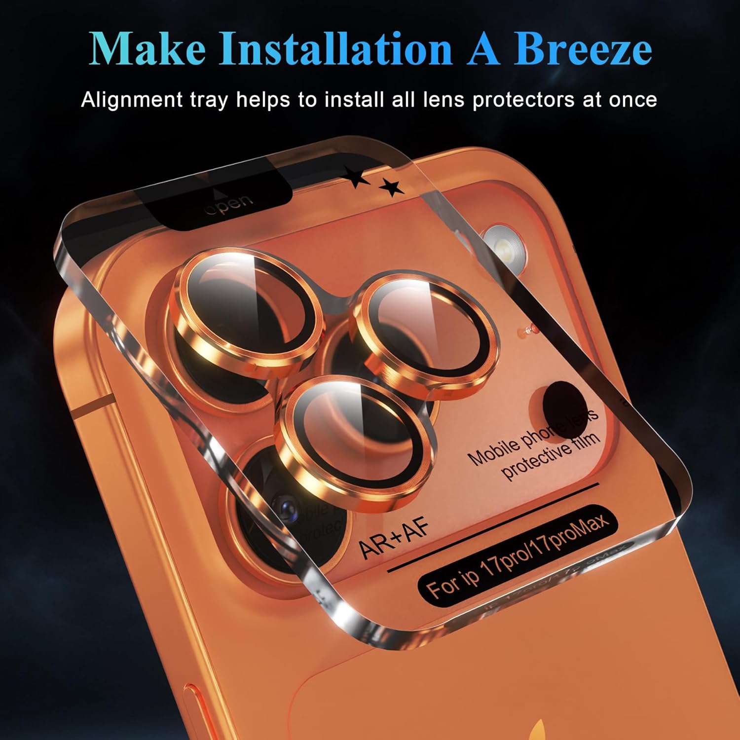 Cosmic Orange Camera Lens Prot – Phone Accessories For Photography recenzja i cena