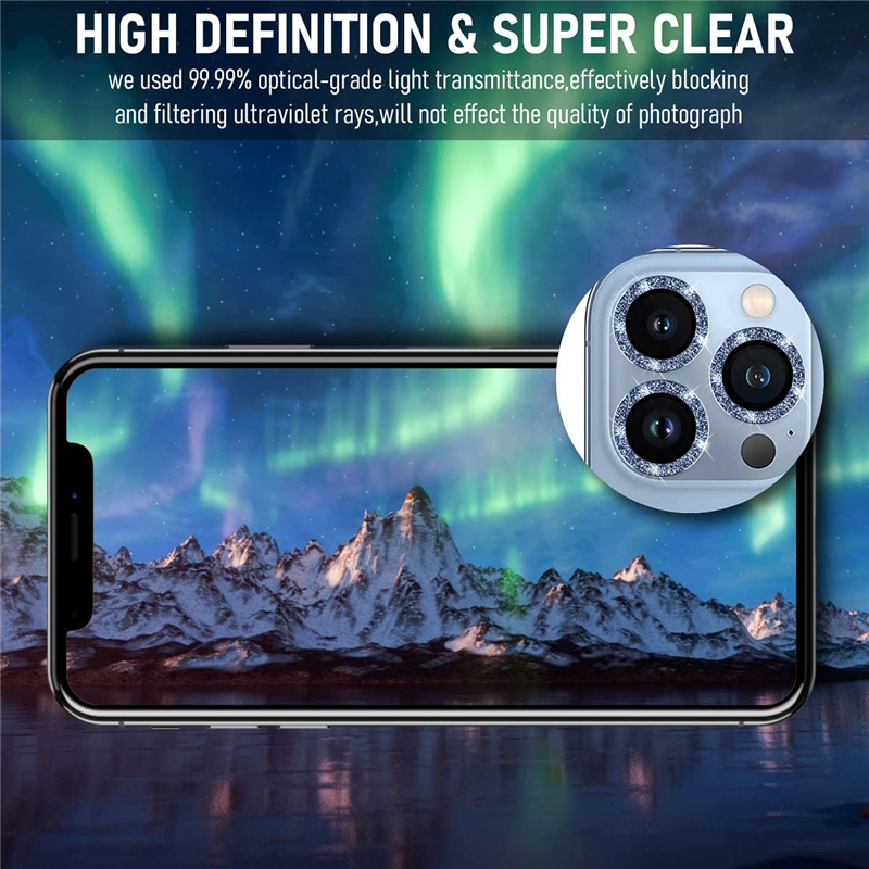 1 Set Metal Ring Glass Camera  – Phone Accessories Kit recenzja i cena