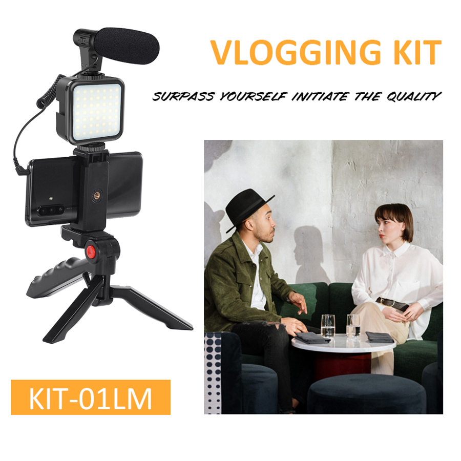 Smartphone Vlogging Kit Video  – Selfie Stick Tripod recenzja i cena