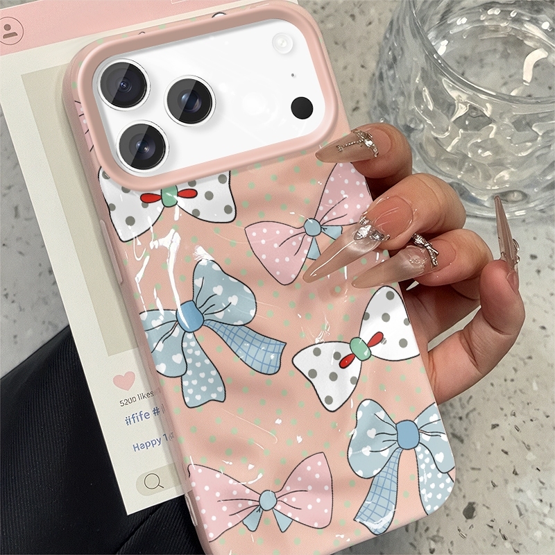 Lovely Korean Bow Candy Color  – Phone Accessories For Girls recenzja i cena