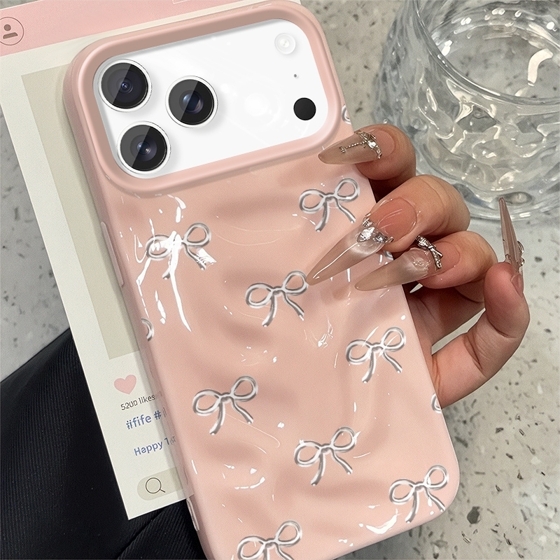 Lovely Korean Bow Candy Color  – Phone Accessories For Girls recenzja i cena