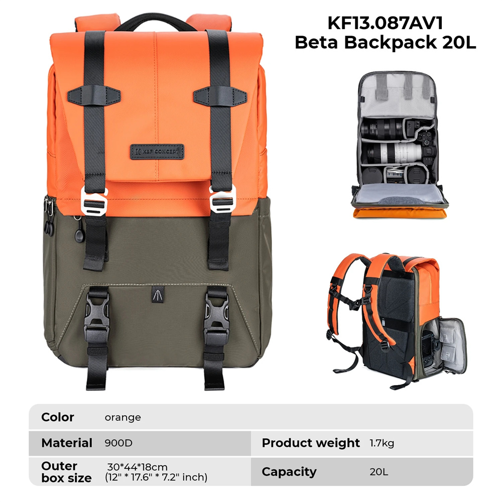 K&F CONCEPT Camera Backpack Tr – Phone Accessories For Photography recenzja i cena