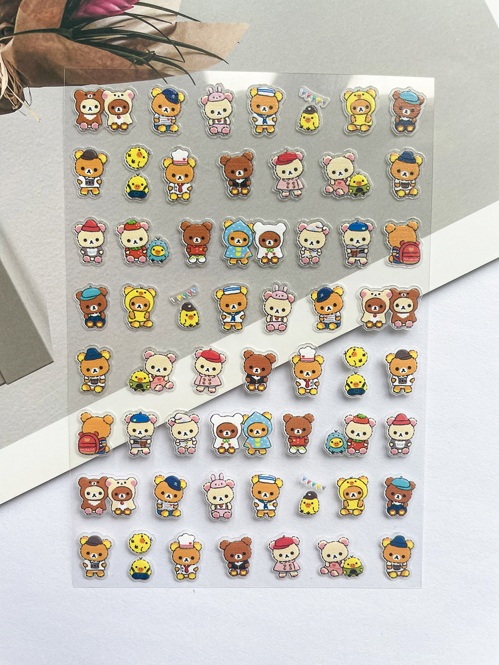 Kawaii Pvc Mini Friend Rilakku – Phone Accessories Poster recenzja i cena
