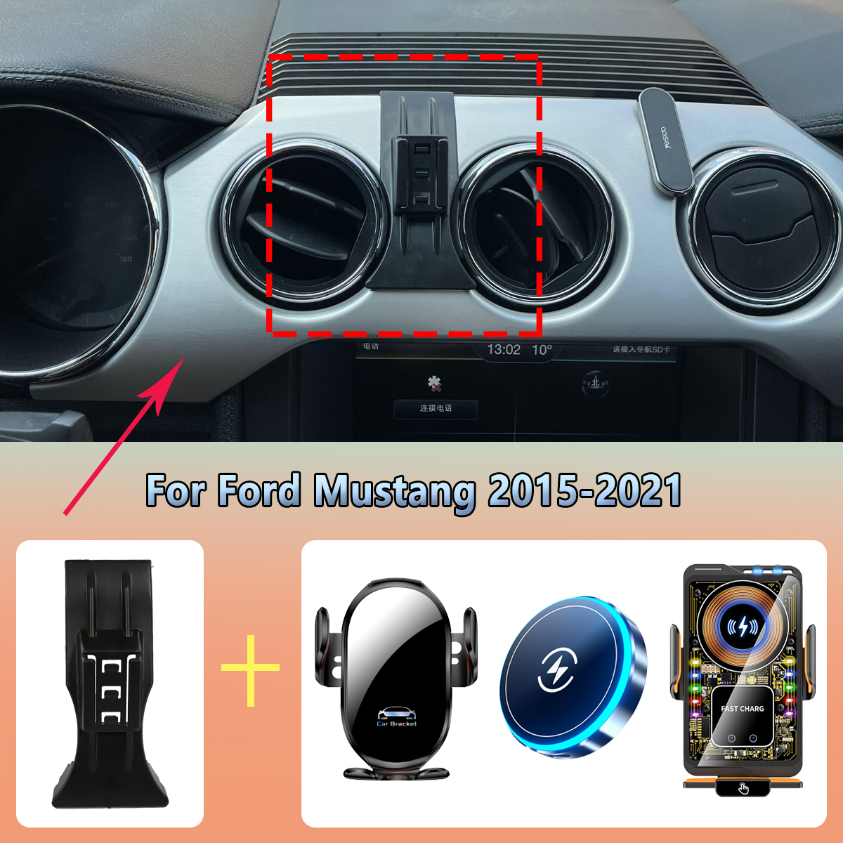 Car Phone Holder vent For Ford – Phone Accessories Rack recenzja i cena