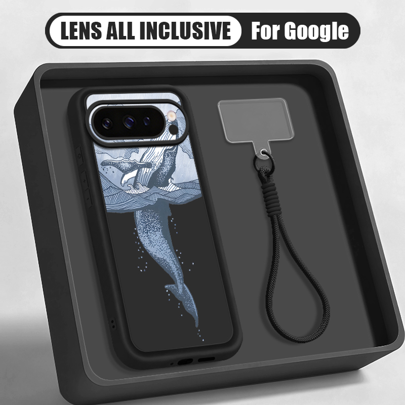Humpback Whale Print Wrist Str – Lanyard Phone Strap recenzja i cena
