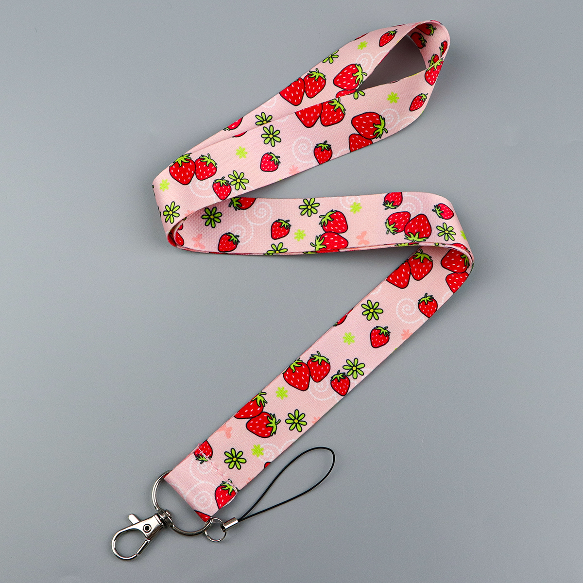 Fruit Strawberry Lanyard Keych – Neck Hanging Phone Holder recenzja i cena