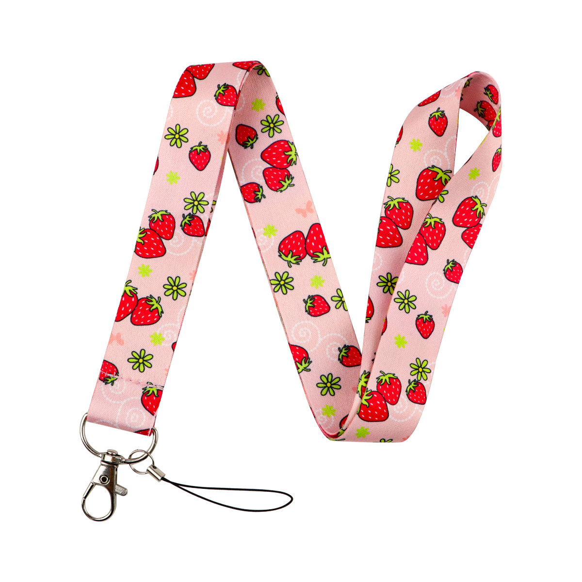 Fruit Strawberry Lanyard Keych – Neck Hanging Phone Holder recenzja i cena