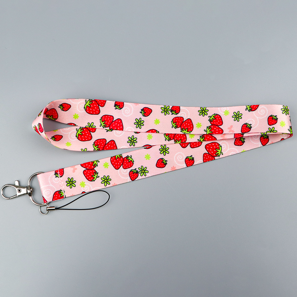 Fruit Strawberry Lanyard Keych – Neck Hanging Phone Holder recenzja i cena