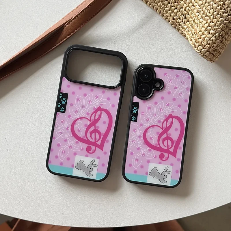Fashion Cute Girl Pink Rabbit  – Phone Accessories For Girls recenzja i cena