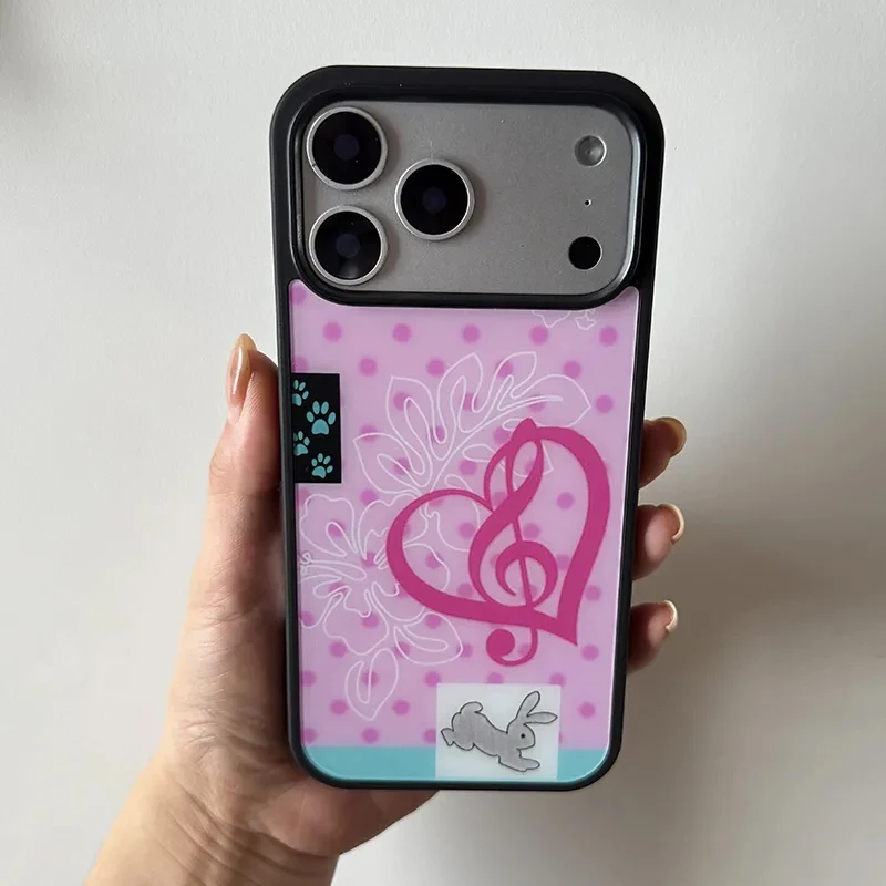 Fashion Cute Girl Pink Rabbit  – Phone Accessories For Girls recenzja i cena