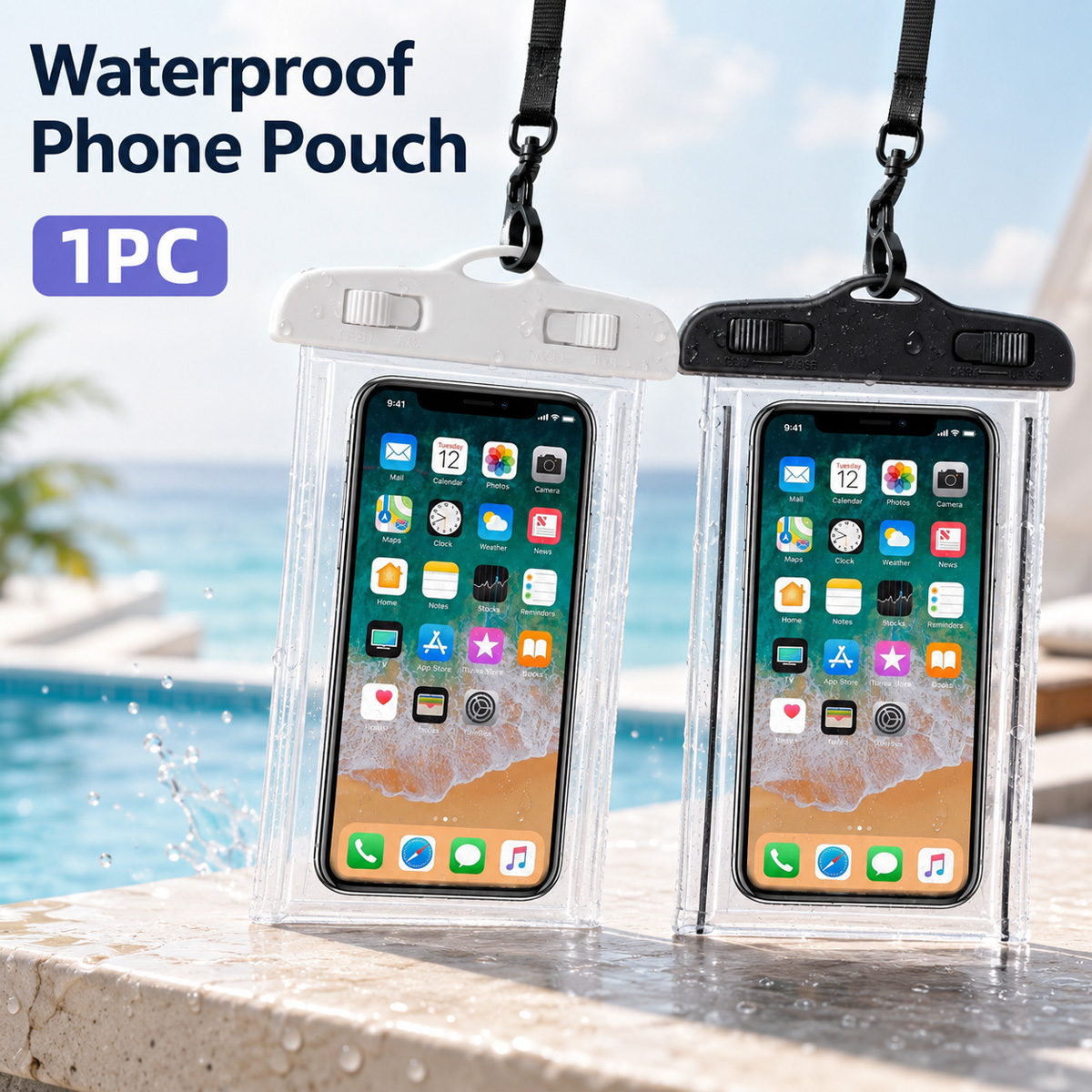 Transparent Waterproof Mobile  – Neck Hanging Phone Holder recenzja i cena