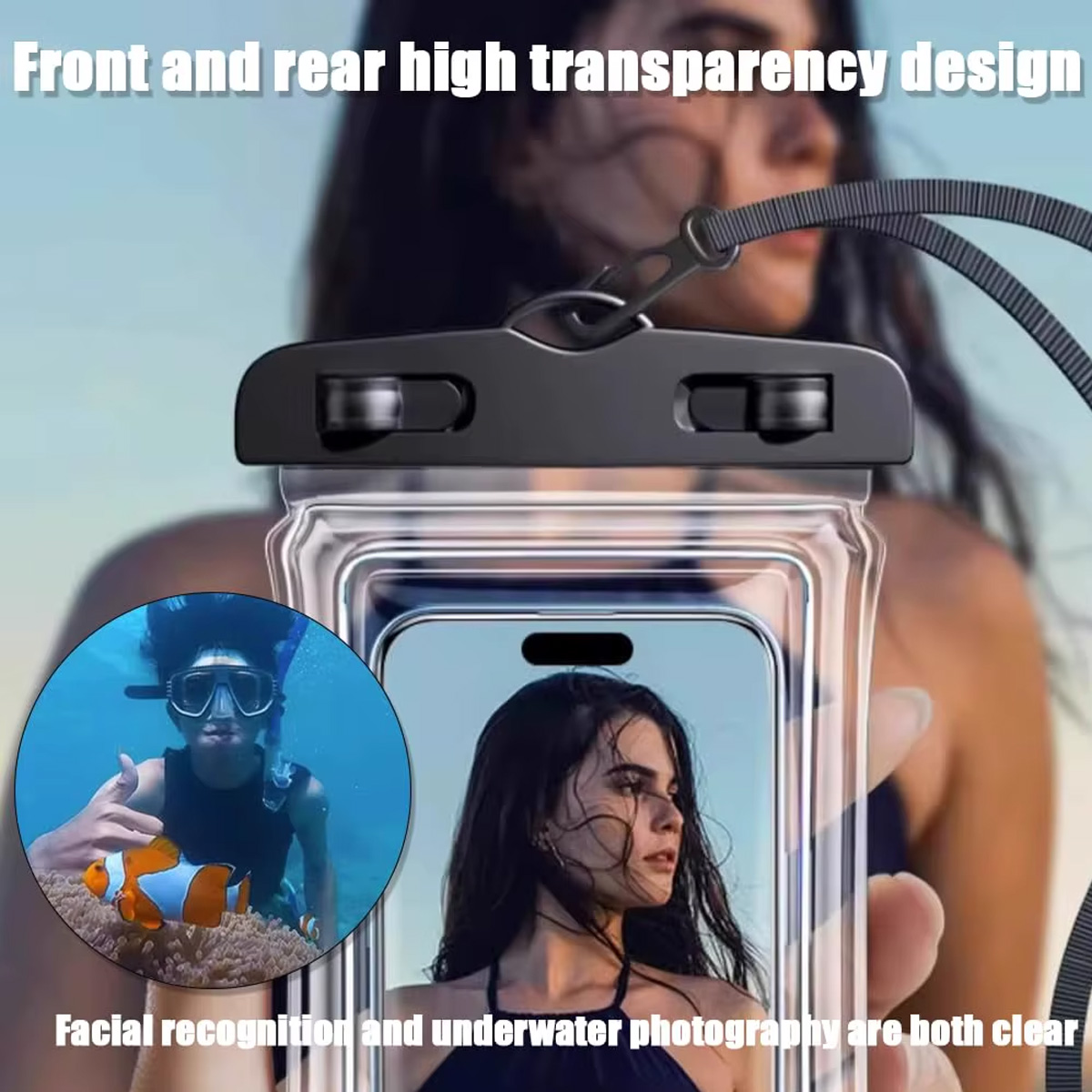 Transparent Waterproof Mobile  – Neck Hanging Phone Holder recenzja i cena