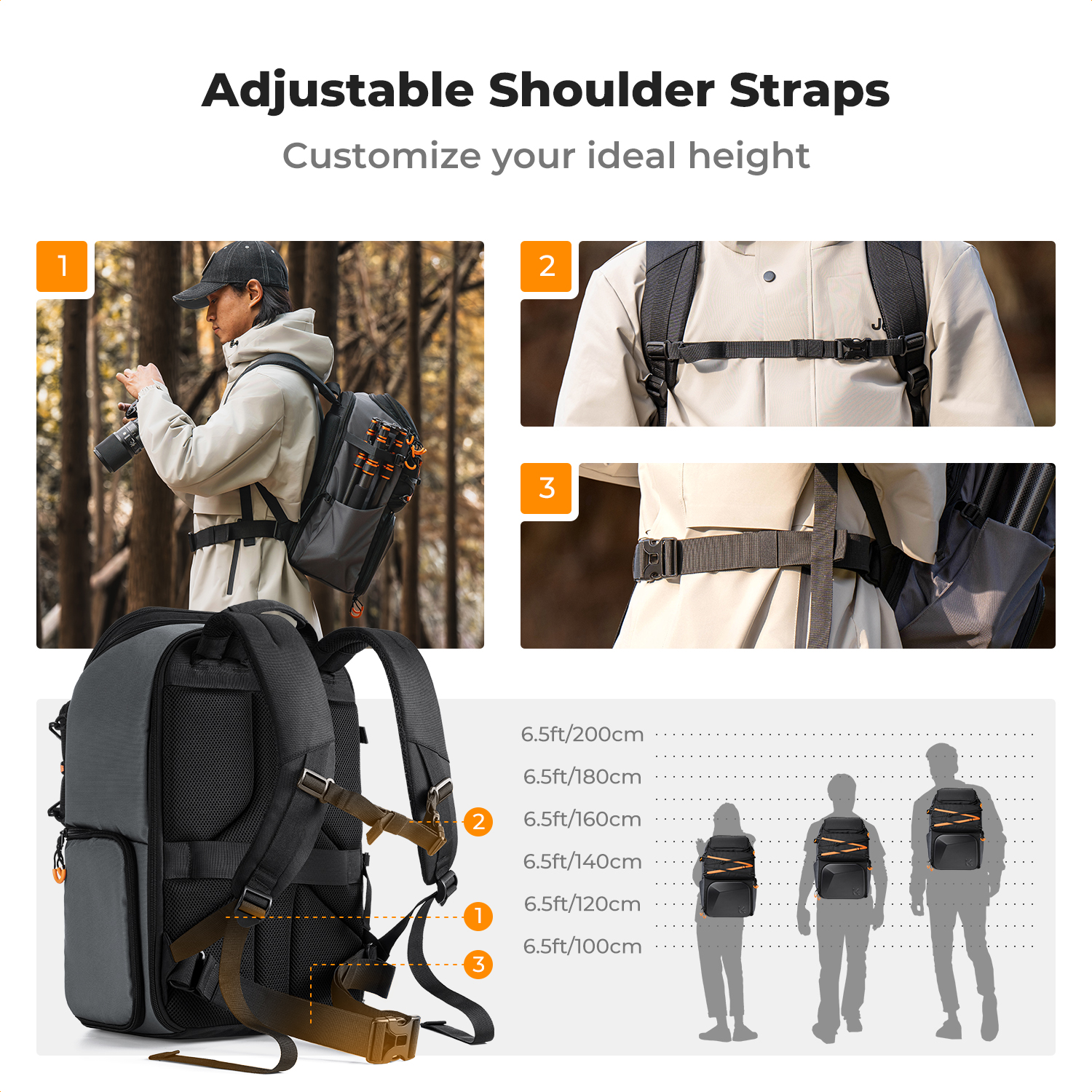 K&F CONCEPT 25L Outdoor Camera – Phone Accessories For Photography recenzja i cena