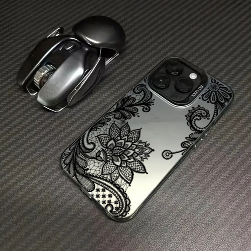Black lace print New Hot Elect – Phone Accessories For Girls recenzja i cena