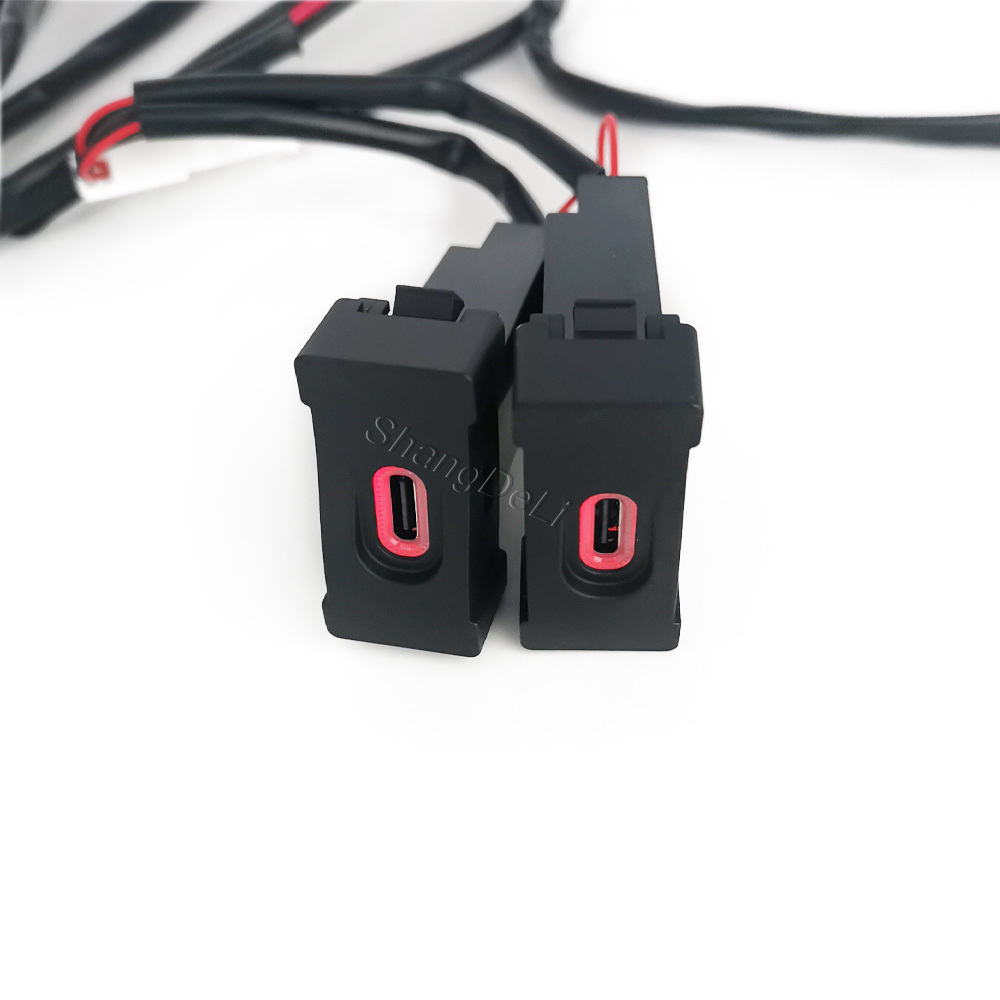 1PC Car Dual Type C PD Chargin – Phone Accessories Charger recenzja i cena