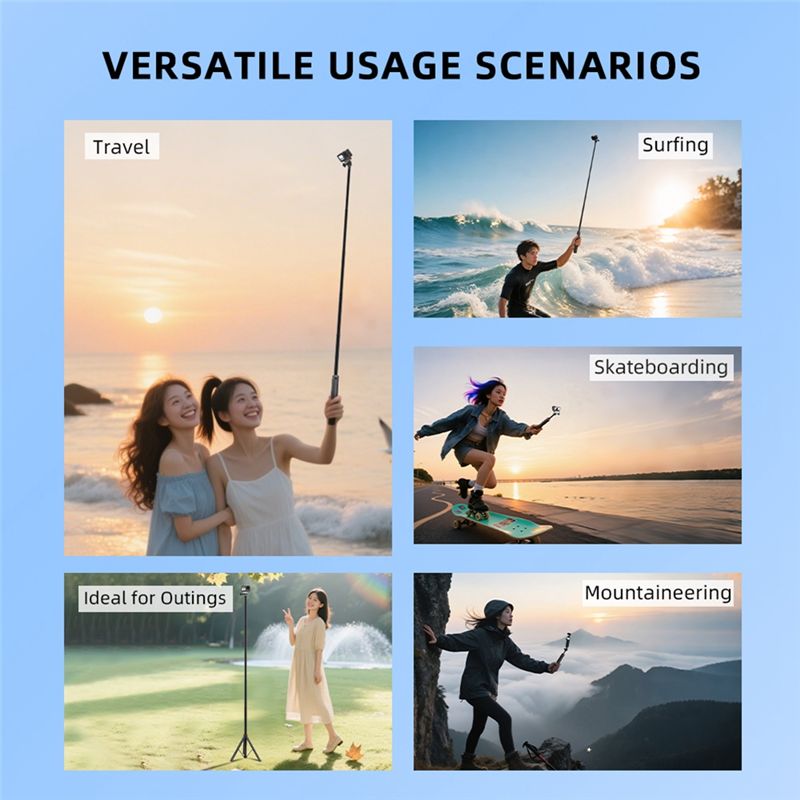 Flymile Action Camera Selfie S – Selfie Stick Tripod recenzja i cena
