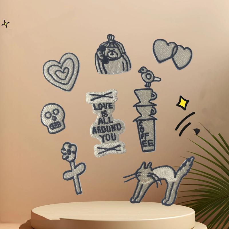 1Set Heart Cat Skull Birds Emb – Phone Accessories recenzja i cena