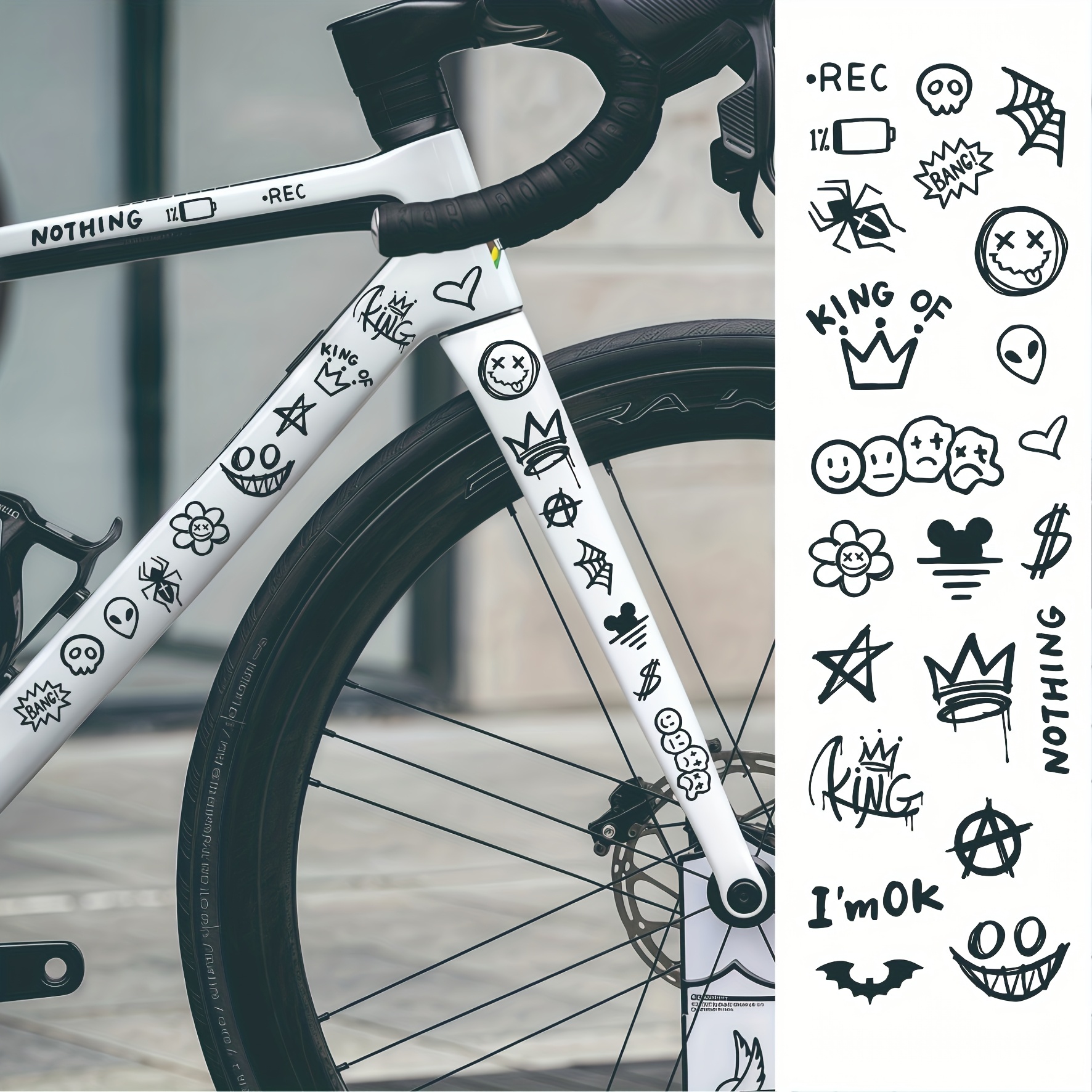1set graffiti animation simple – Phone Accessories Rack recenzja i cena