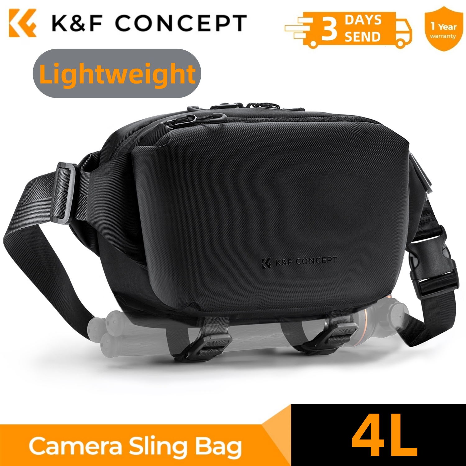 K&F CONCEPT 4L Camera Sling Ba – Phone Accessories For Photography recenzja i cena