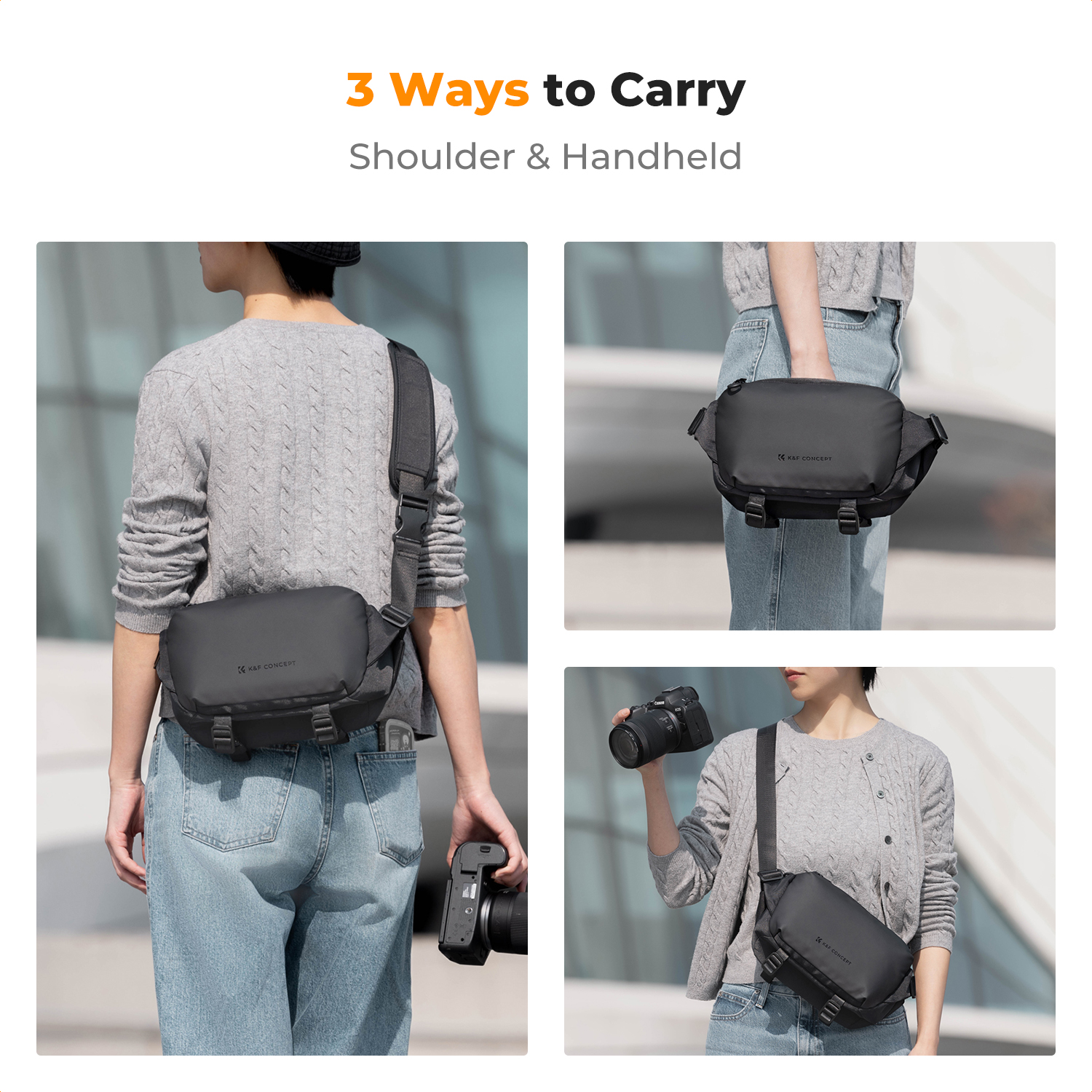 K&F CONCEPT 4L Camera Sling Ba – Phone Accessories For Photography recenzja i cena