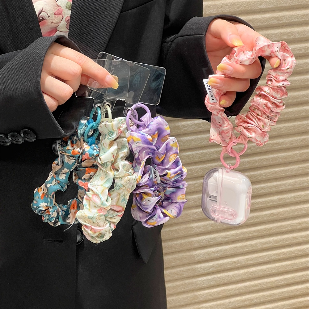 Women Silk Satin Scrunchies Un – Lanyard Phone Strap recenzja i cena