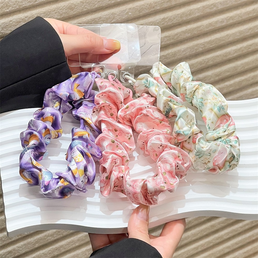 Women Silk Satin Scrunchies Un – Lanyard Phone Strap recenzja i cena