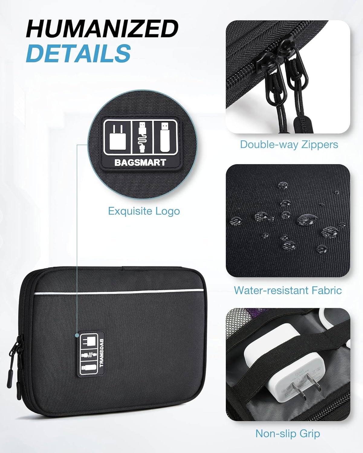 Large Electronics Travel Organ – Phone Accessories recenzja i cena