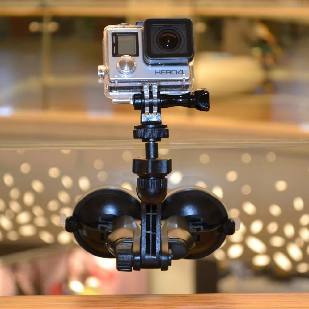 Double Suction Cup Mount with  – Selfie Stick Tripod recenzja i cena