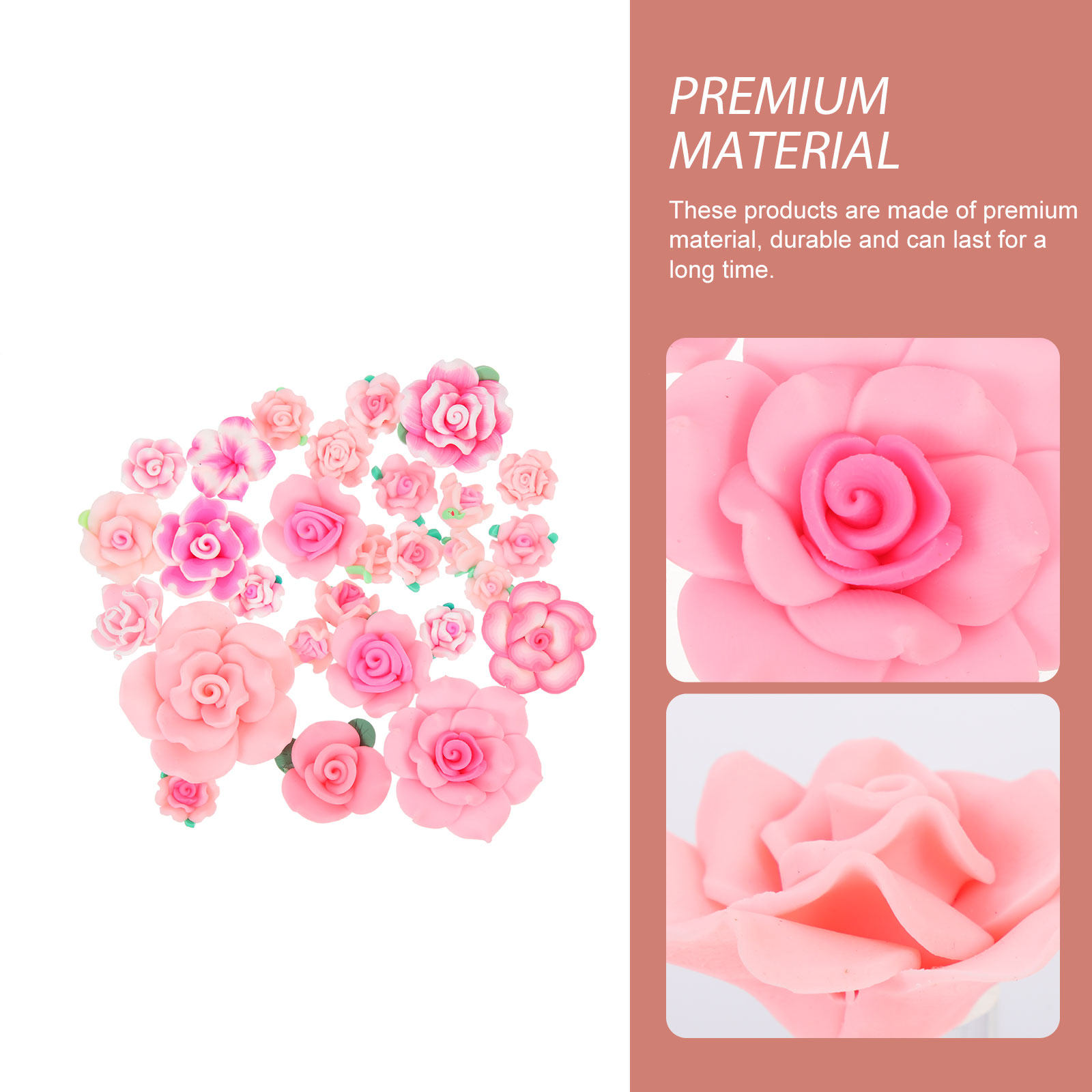 28Pcs Clay Flower Charms Set D – Phone Accessories Kit recenzja i cena