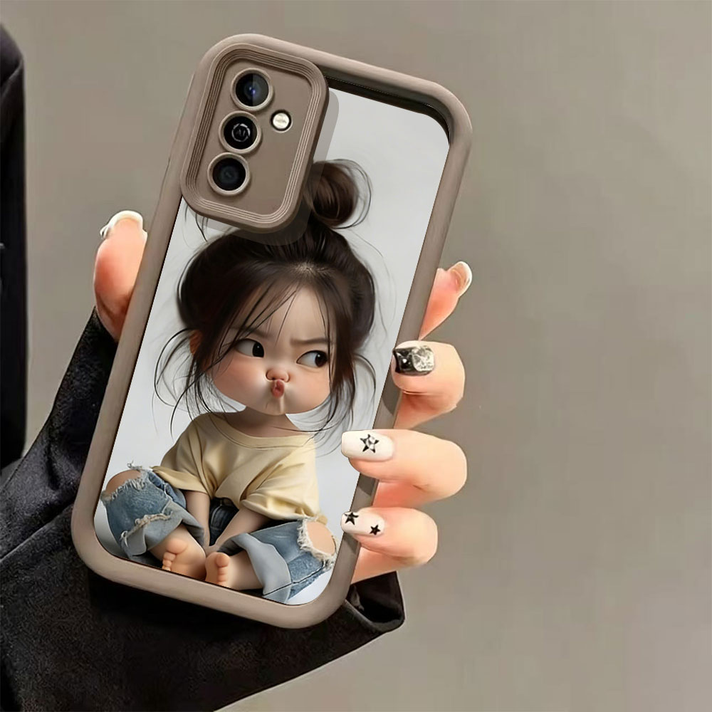 Meatball Head Girl Silicone Sh – Phone Accessories For Girls recenzja i cena