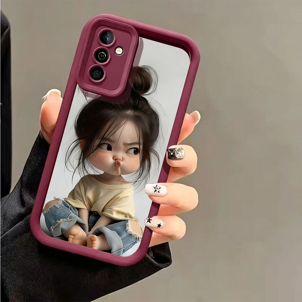 Meatball Head Girl Silicone Sh – Phone Accessories For Girls recenzja i cena