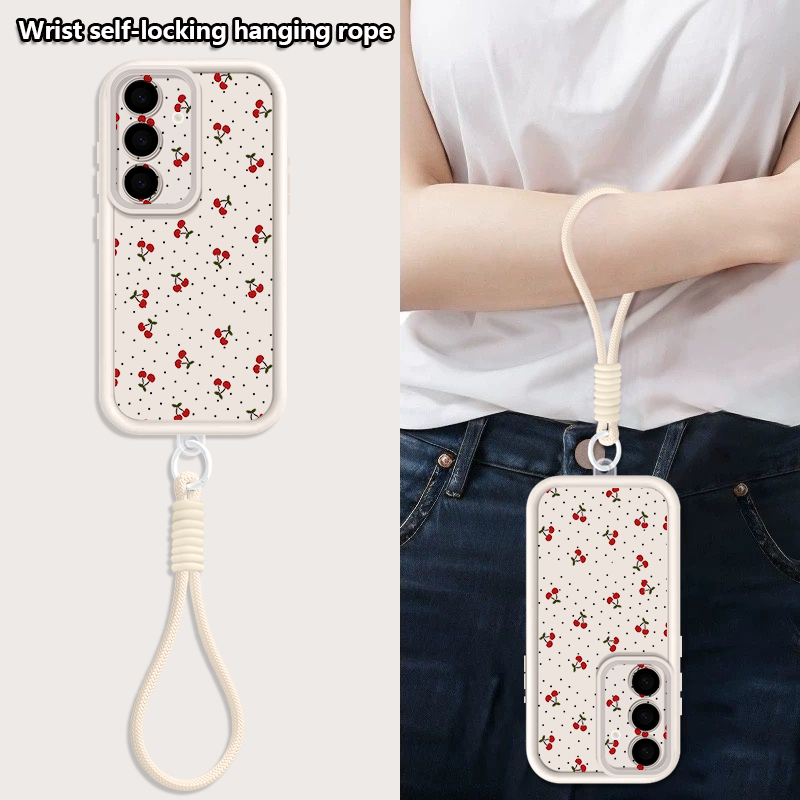 Little Cherry Pattern Lanyard  – Lanyard Phone Strap recenzja i cena