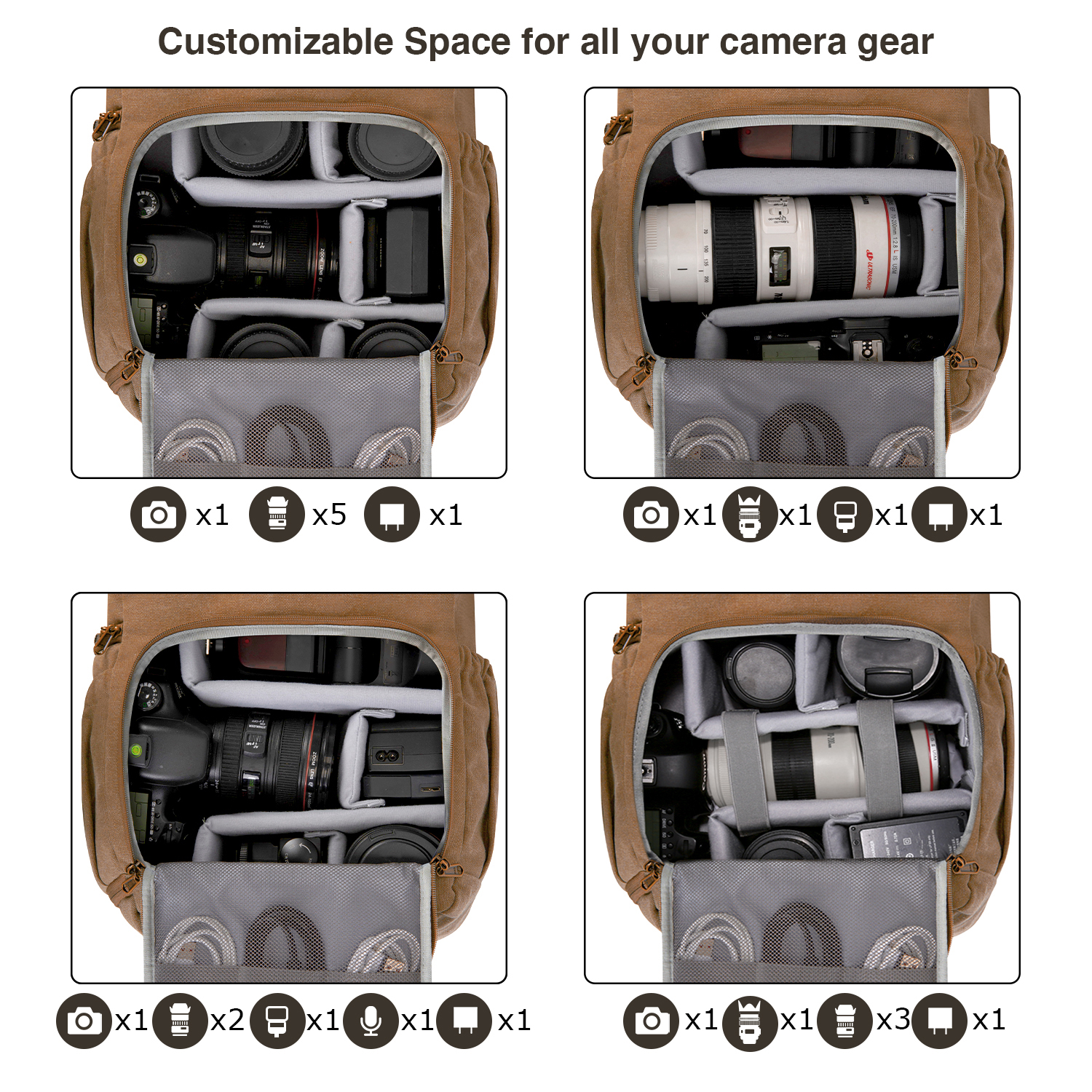 BAGSMART Camera Bag DSLR Photo – Phone Accessories For Photography recenzja i cena