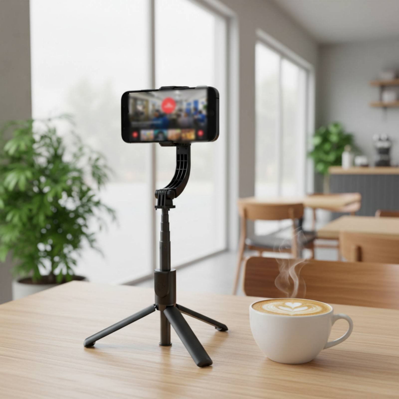 Gimbal Stabilizer Selfie Stick – Selfie Stick Tripod recenzja i cena