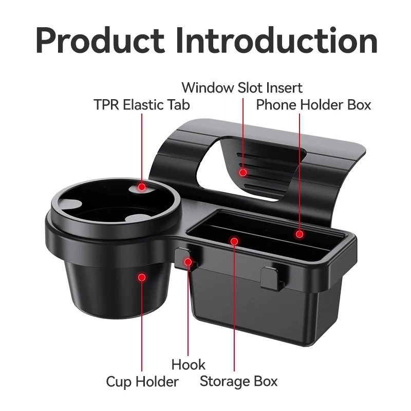 Car Cup Holder Phone Mount Org – Phone Accessories Rack recenzja i cena