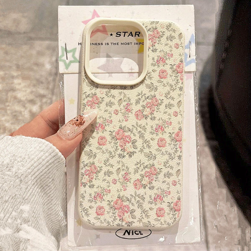 Adorable Girl Floral White Cla – Phone Accessories For Girls recenzja i cena