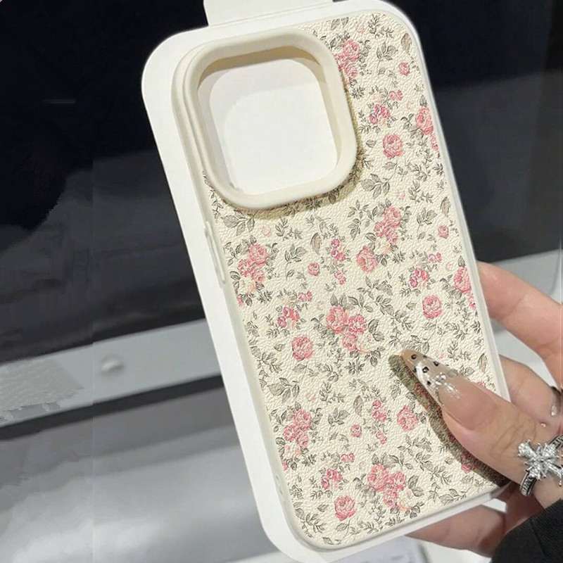 Adorable Girl Floral White Cla – Phone Accessories For Girls recenzja i cena