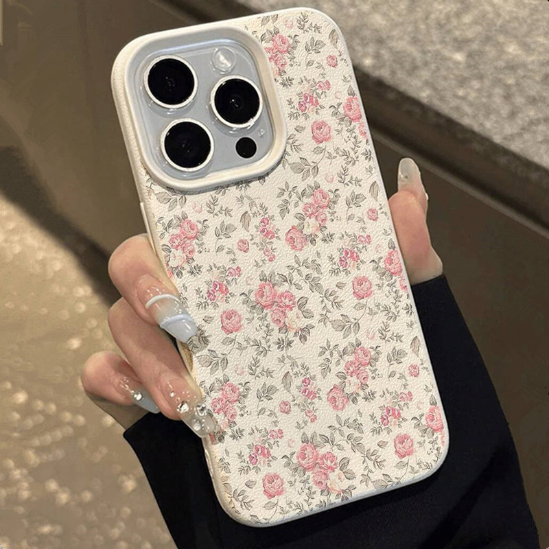 Adorable Girl Floral White Cla – Phone Accessories For Girls recenzja i cena