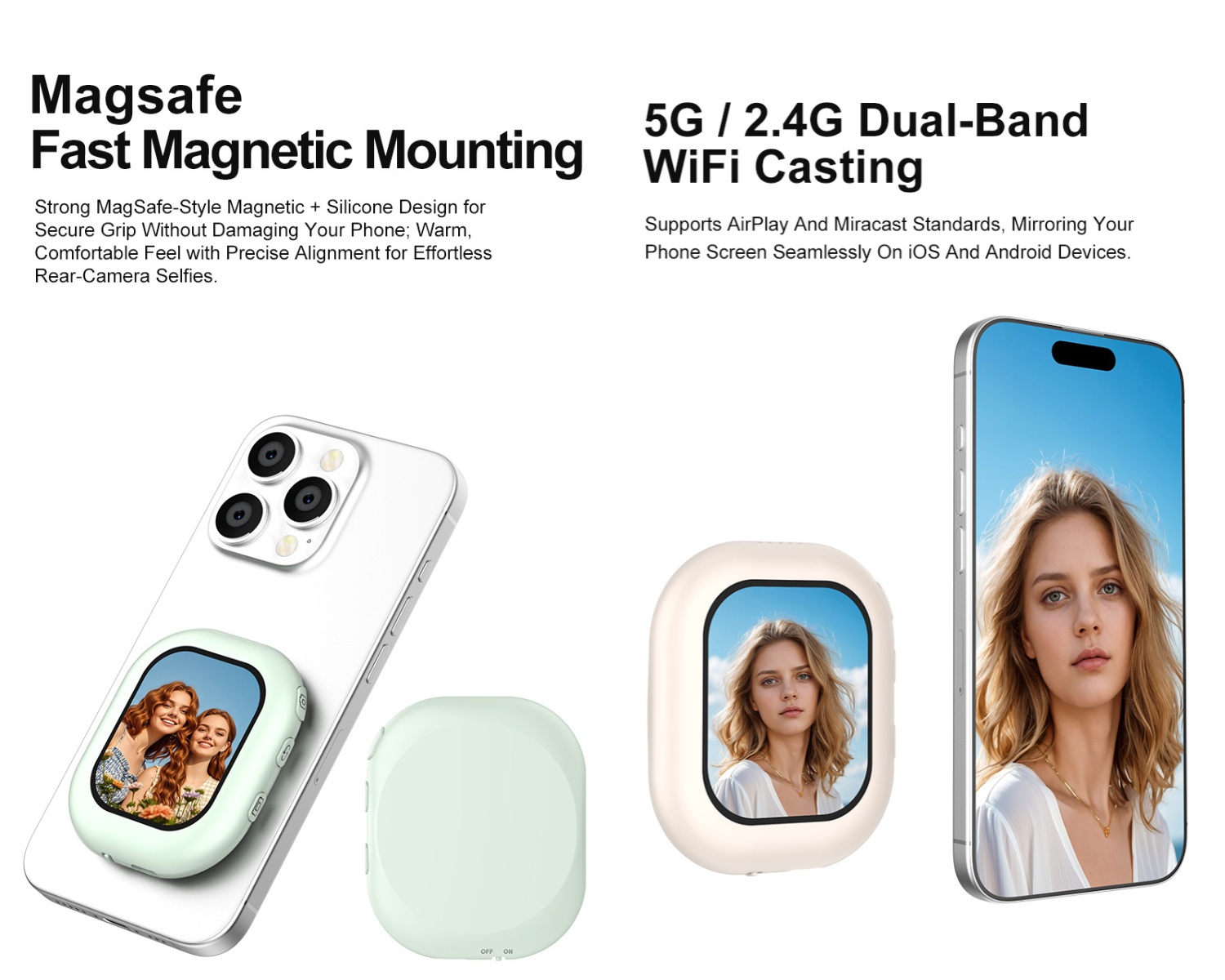 Wireless Mini Magnetic Selfie  – Phone Accessories For Photography recenzja i cena