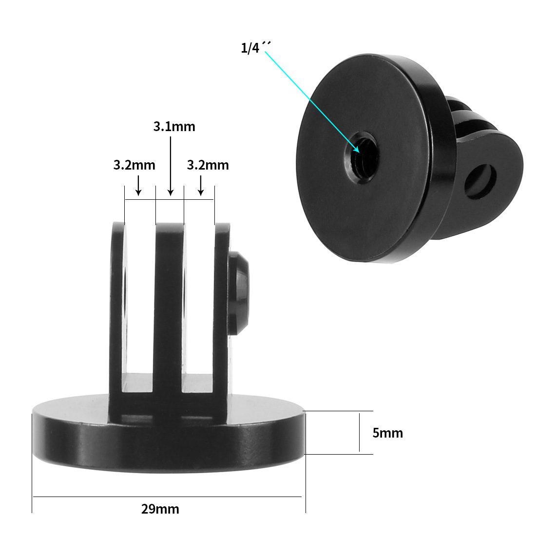 For Gopro Tripod Mount Adapter – Selfie Stick Tripod recenzja i cena